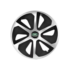 Set 4 capace roti Roco Gri-Negru R15 Compatibil Cu Land Rover foto