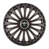 Set 4 Capace Roti, potrivite jantelor de R14, pentru Toyota, model dino Negru, Autohelix MSA