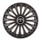 Set 4 Capace Roti, potrivite jantelor de R14, pentru Toyota, model dino Negru