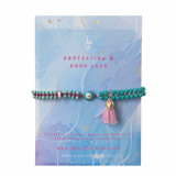 Cumpara ieftin Bratara Evil Eye Gold Heart - Protectie si noroc