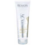 Revlon Professional Revlonissimo Color Care Șampon și balsam 2 &icirc;n 1 pentru părul grizonat și alb fără sulfat 275 ml