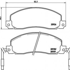 Placute frana Opel Arena Combi (Thb), Arena Bus, Arena Caroserie, Arena Caroserie (Tb, Tf); Renault 30 (127), Trafic (T5, T6, T7) SRLine parte montar