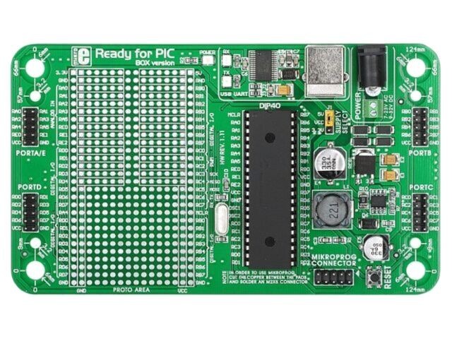 Kit Dezvoltare Microchip PIC18 Prototip DIP28