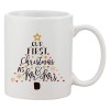 Cana alba personalizata &#039;Our first Christmas as Mr &amp; Mrs&#039;, INOVATIX&reg;. 330ml, Oem