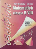 MATEMATICA, FORMULE UTILE PENTRU ELEVII CLASELOR V-VIII-DORU SAVULESCU, ION ROSU