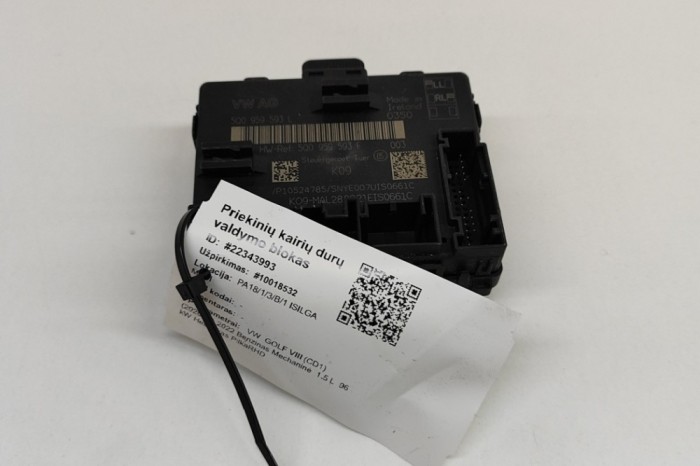 Modul de control ușă st&acirc;nga față VW GOLF VIII CD1 2022 OEM: 5Q0959593L,5Q0959593F,P10524785 | 22343993