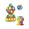 Joc de constructie STEAM - Forme magice (40 piese)