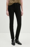 Levi&#039;s jeansi 712 SLIM WELT POCKET culoarea negru A6199