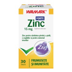 Zinc Forte 15mg, 30 comprimate, Walmark