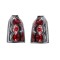 Set stopuri tuning HYUNDAI TUCSON (JM), 06.2004-10.2009, Taiwan, partea stanga+dreapta, transparent, argintiu; fara soclu bec ;