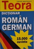 Dictionar Roman-German 15.000 cuvinte autori I. Sireteanu E. Tomeanu carte anticariat