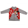 Hanorac Minnie Mouse, Gri/Rosu, pentru fetite, Hello Kitty