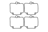 Garnitura camerei plutitoare (cantitate per impachetare: 4buc) pentru APRILIA PEGASO; BMW F; KTM DUKE, LC4; SUZUKI DR, GS, GSF, GSX, GSX-R; TRIUMPH AD