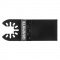 Panza/lama fierastrau, pentru multifunctional, HCS, pentru lemn, 34&nbsp;mm, Graphite