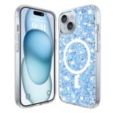 Husa pentru iPhone 15 Plus - Techsuit Sparkly Glitter MagSafe - Blue