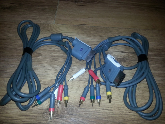 Cablu ORIGINAL Component AV RCA (HD TV) pentru consola xbox360 MICROSOFT XBO 360
