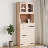 vidaXL Dulap &icirc;nalt ALTA, 77x35x188 cm, lemn masiv de pin