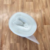 Cumpara ieftin Folie constructii 4 m x 25 m , 100 &micro;m, natur, LDPE virgin- 100mp