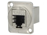 Adaptor FT Cat 5e Ecranat 8p8c Metalic 19x24mm