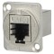 Adaptor FT Cat 5e Ecranat 8p8c Metalic 19x24mm