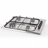 Plita Incorporabila Gaz Inox 6.35 KW 4 Arzatoare 60x50cm Zilan ZLN1525