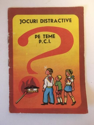 JOCURI DISTRACTIVE PE TEME P.C.I./FORMAT MIC/ANII 80 foto