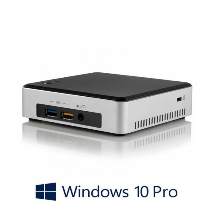 Mini PC Intel NUC NUC5i5RYK, Intel i5-5250U, 8GB DDR3, 128GB SSD, Win 10 Pro