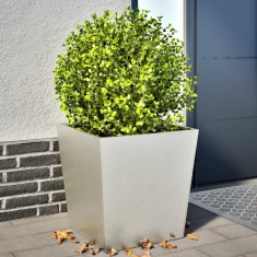 vidaXL Jardiniere grădină, 2 buc., 50x50x50 cm, oțel inoxidabil 851075