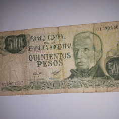 CY - 500 pesos 1977 Argentina