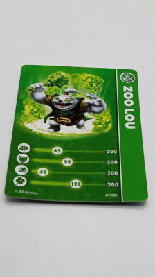 Skylanders Zou Lou - card foto