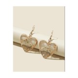 Cercei Inima Design Floral - 09998