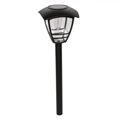 Lampi Solare, Stick Lantern, Bec 10 Lumeni, Negru, 44cm foto