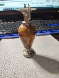 Mini vas vintage de onix maro