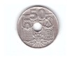Moneda Spania 50 centimos 1962, stare buna, curata, Europa, Cupru-Nichel