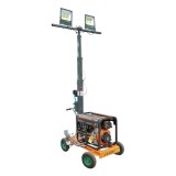 Turn de iluminat LED mobil, telescopic 4x200W 4.5KW inaltime 1800-4800mm cu generator diesel