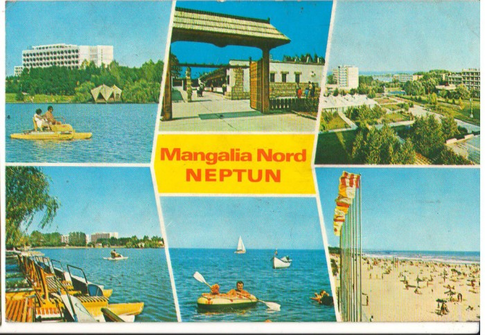 CPIB 16591 CARTE POSTALA - MANGALIA NORD. NEPTUN, MOZAIC