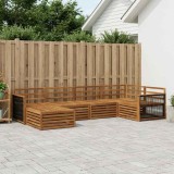 vidaXL Set de canapele de exterior 6 pcs natural 3383562