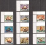 PENRHYN 1984 NAVIGATIE CORABII ( serie dantelata ) MNH, Nestampilat