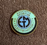 Insigna fotbal - &quot;ELECTROMOTOR&quot; TIMISOARA (varianta 2)
