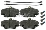 Set placute frana fata cu senzor SWAG 60916191