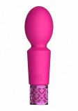 Vibrator Brilliant, 10 Moduri Vibratii, Silicon, USB, Roz 12 cm