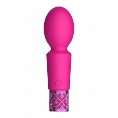 Vibrator Brilliant, 10 Moduri Vibratii, Silicon, USB, Roz 12 cm