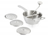 Tocator manual pentru legume/fructe, Leifheit, Food mill, &Oslash;20 cm, inox