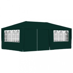 Gossi cort de petrecere profesional cu pereti verde 4 x 6 m 90 g/m2