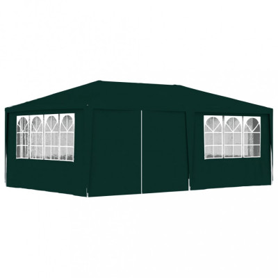 Gossi cort de petrecere profesional cu pereti verde 4 x 6 m 90 g/m2 foto