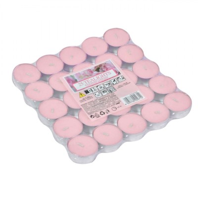 Set Lum&amp;acirc;nări Pastilă, 25 bucăți, Aromă Trandafir, Culoare Roz, Dimensiuni 3.5x1.5 cm foto