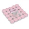 Set Lum&acirc;nări Pastilă, 25 bucăți, Aromă Trandafir, Culoare Roz, Dimensiuni 3.5x1.5 cm