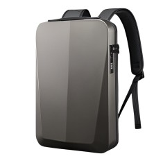 Rucsac pentru laptop, impermeabil, carcasa din plastic, sistem antifurt, port &icirc;ncărcare USB, geanta unisex slim - Flytec&trade;