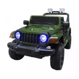 Masinuta electrica cu telecomanda cu baterii si functie de balansare Jeep X10 TS-159 R-Sport - Verde