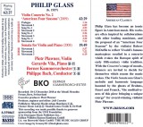 Philip Glass: Violin Concerto No.2 &#039;American Four Seasons&#039; / Sonata for Violin and Piano | Piotr Plawner, Gerardo Vila, Berner Kammerorchester, Philip